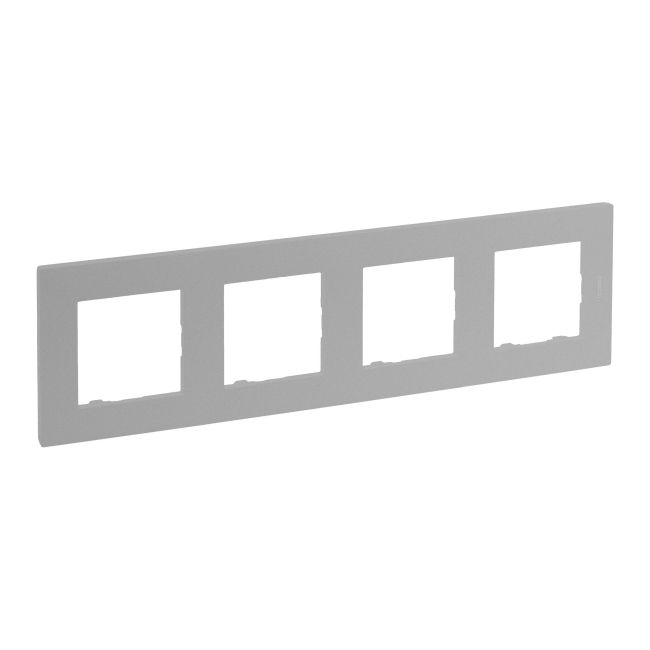 Ramka poczwórna Legrand Niloe Step aluminium