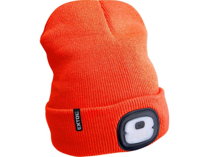 Czapka zimowa Extol premium ze światełkiem LED do biegania w góry 1 szt.