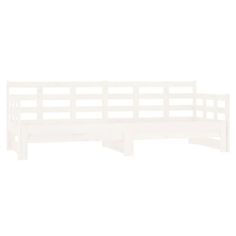 Łóżko dzienne WaszeMeble 80x200 cm rozsuwane białe WM-820378 1 szt.