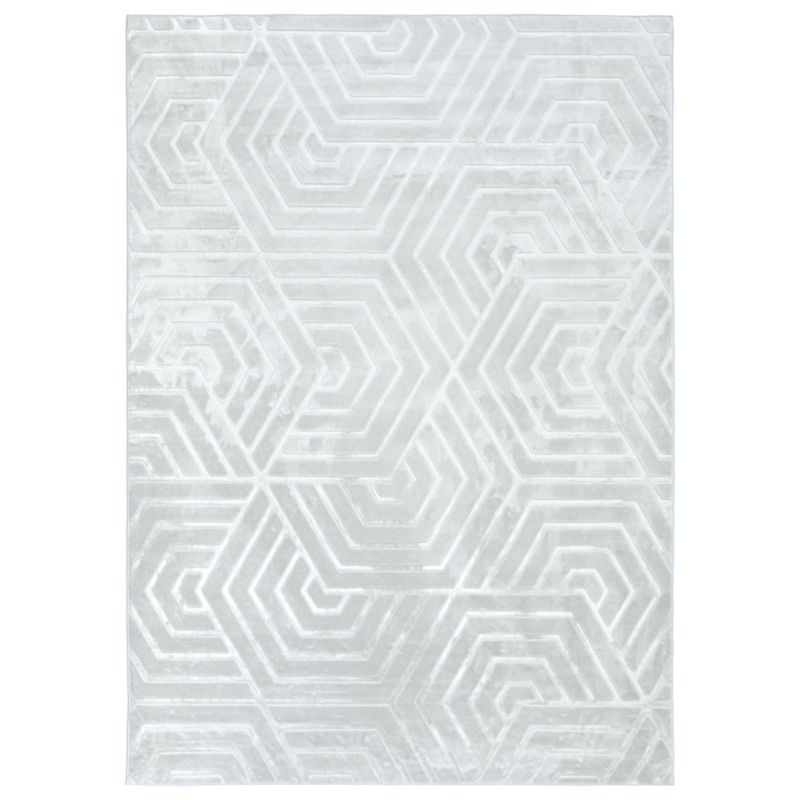 Dywan nowoczesny Glamour 3D e-floor 120x170 cm geometryczny szary 1 szt