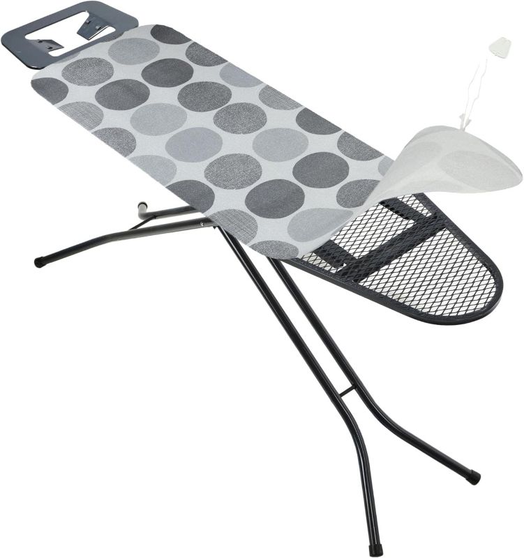 Pokrowiec KADAX na deskę do prasowania 40 x 120 cm szare kółka 1 szt.