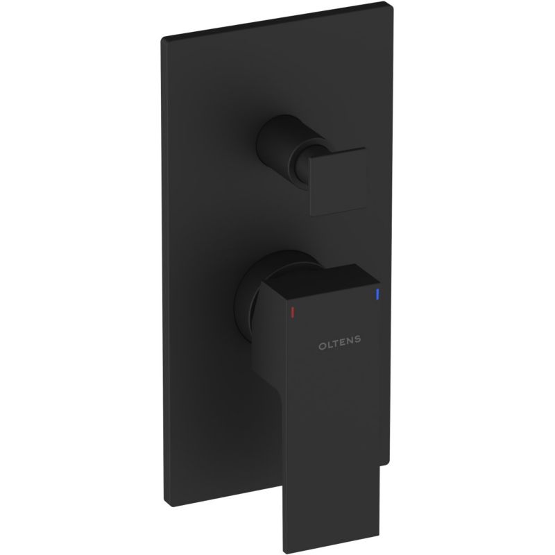Bateria wannowo-prysznicowa Oltens Gota Czarny Mat Podtynkowa Jednouchwytowa 1 szt.