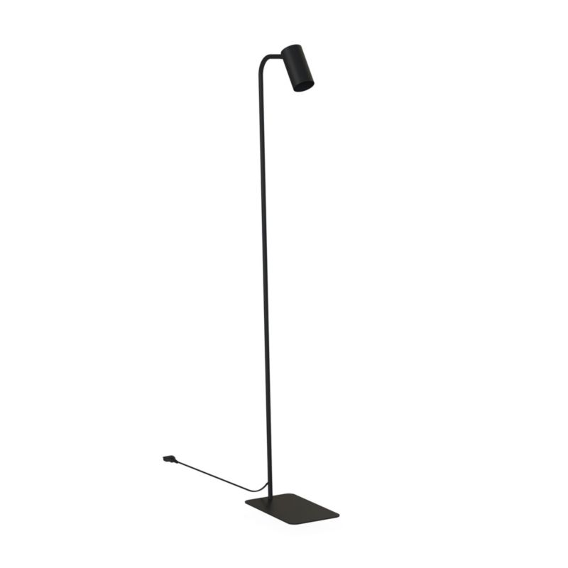 Lampa podłogowa stojąca Nowodvorski Lighting Mono czarna minimalistyczna 1 x GU10 x 10W wym: 130 x 24 x 27 cm - 1 szt.