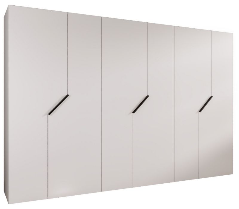 Szafa uchylna otwierana Abiks ANDREW 1 300 wys 202 cm Biały + Czarny 1 szt