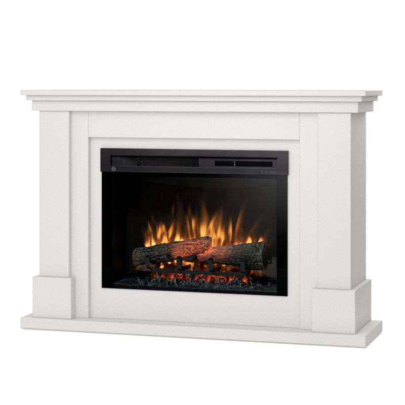 Kominek elektryczny Warmtec Luena 26" XHD 1400W funkcja grzania LED biały mat 1 szt.