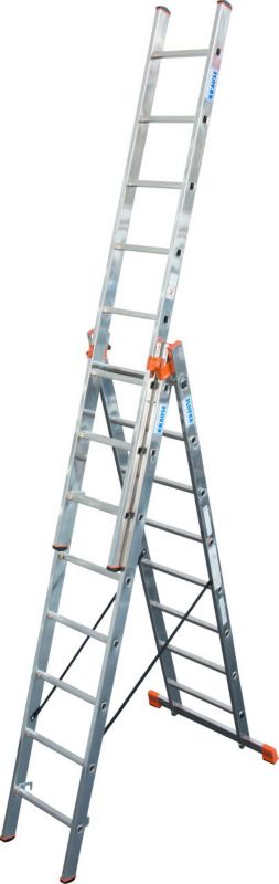 Drabina wielofunkcyjna KRAUSE ze szczeblami z funkcją ustawiania na schodach 3x8 Tribilo 1 szt.