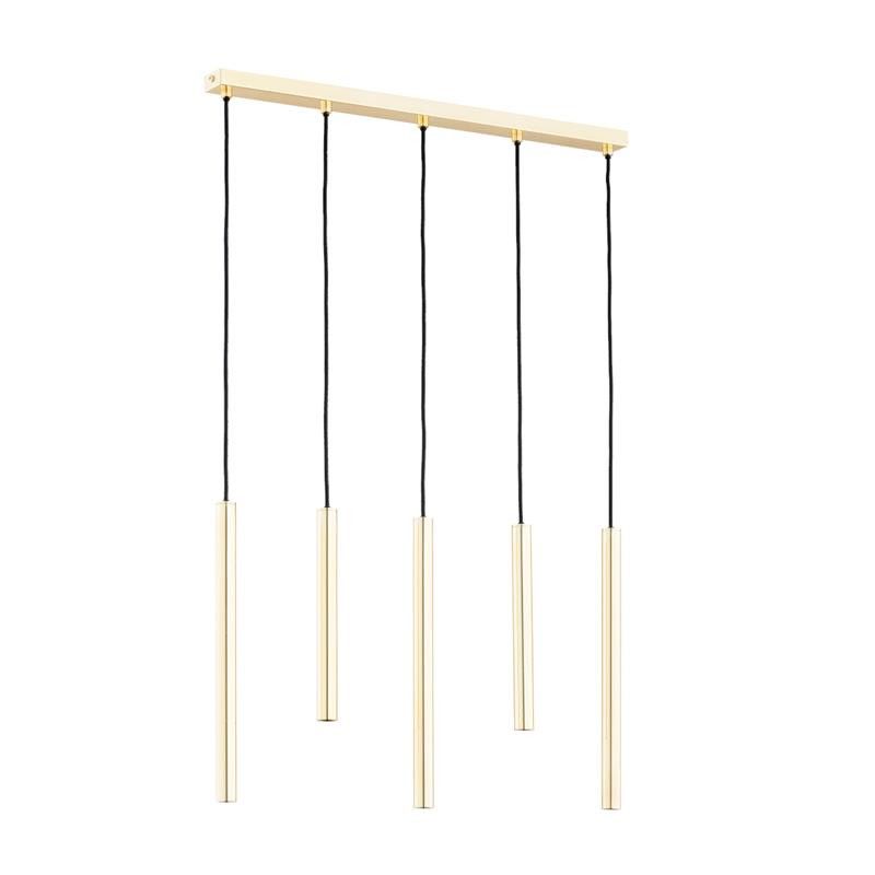 Lampa wisząca Alfa Collet 1618 złota dekoracyjna 5xG9 x 10W 1 szt.