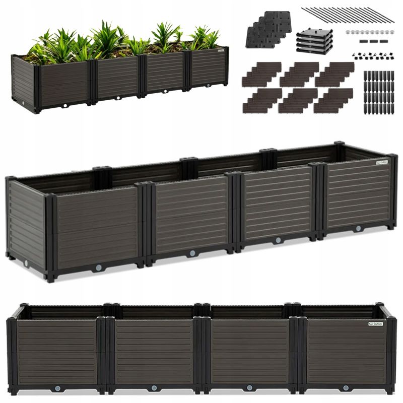 Skrzynia Cultivo Uprawowa Warzywniak na Balkon Warzywa Kwiaty 1 szt