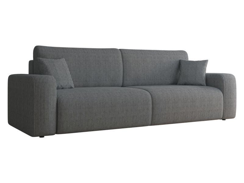 Kanapa rozkładana MIRJAN 24 Piano Sztruks ciemny szary 1 szt.