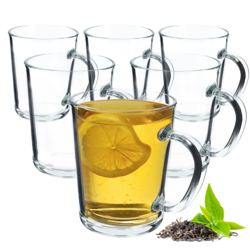 Szklanki KADAX Do Herbaty Kawy 410ml Komplet 6szt