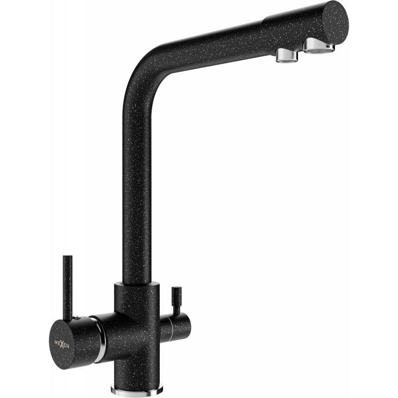 Bateria kuchenna Mexen Duero czarny nakrapiany 1 szt.