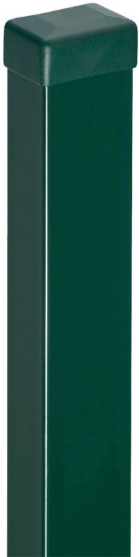 Słupek ogrodzeniowy Polbram Steel Group 6 x 4 x 200 cm zielony