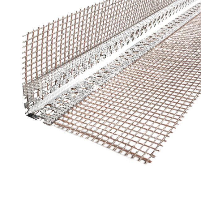 Narożnik aluminiowy z siatką Budmat Strong 8 x 12 mm 3 mb