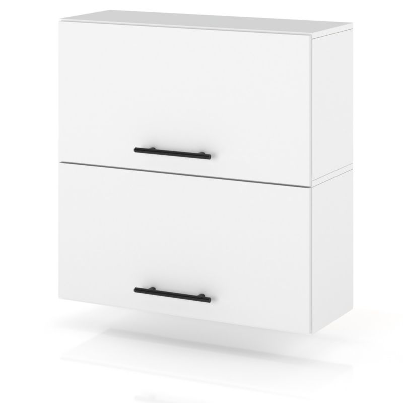 Szafka Kuchenna Hurtownia-Mebli Wisząca Klapowa W60K sPremium 60cm Biały Mat Biały Mat 60x32x72 cm 1szt.