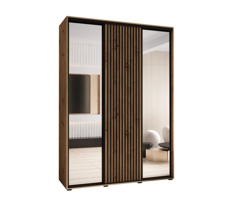 Szafa przesuwna Garderoba Abiks LANKO 2 180 gł. 45 artisan/artisan 1 szt.