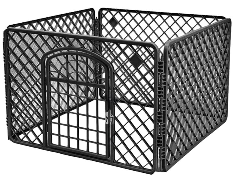 Zagroda Songmics klatka dla psa, gryzoni 90x90x60cm czarna 1 szt