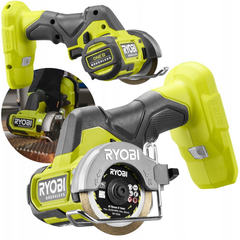 PIŁA DO CIĘCIA UNIVERSALNA RYOBI 76mm BEZSZCZOT AKUMULATOROWA 18V 1 szt.