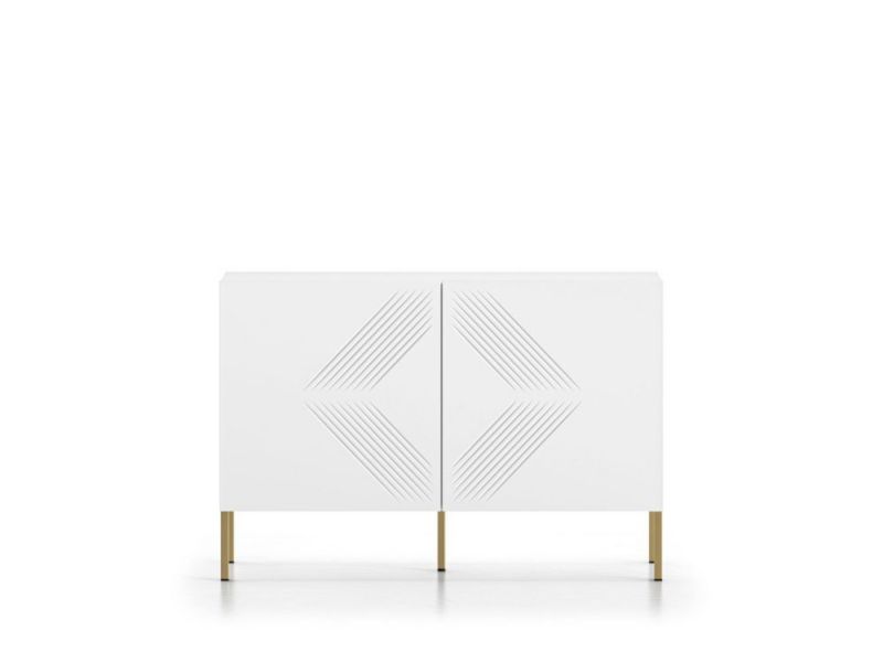 Komoda ML Meble KLARA 110 2D biały mat 1 szt.