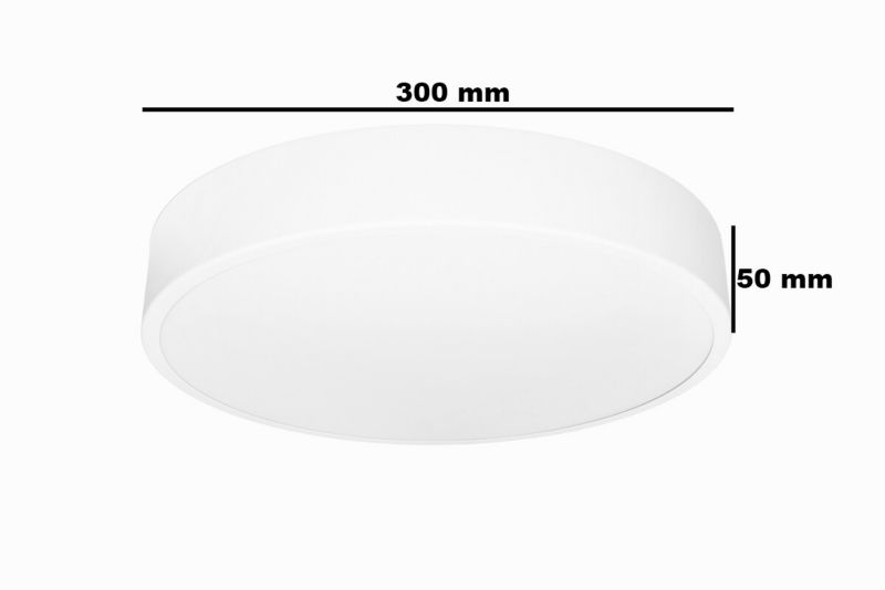 Plafon IdeaLED Houston biały LED 24W 4000K 2160lm IP20 wym: 5 x 30 x 30 cm metal - 1 szt.