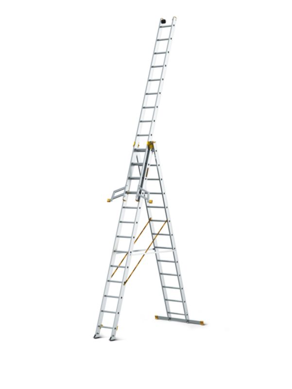 Drabina aluminiowa wielofunkcyjna DRABEST 3x13 stopni profesjonalna MAX 1szt.