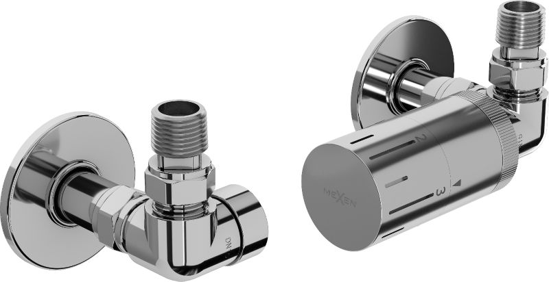 Zestaw termostatyczny osiowy Mexen G05 chrom W903-958-904-01 1 szt.