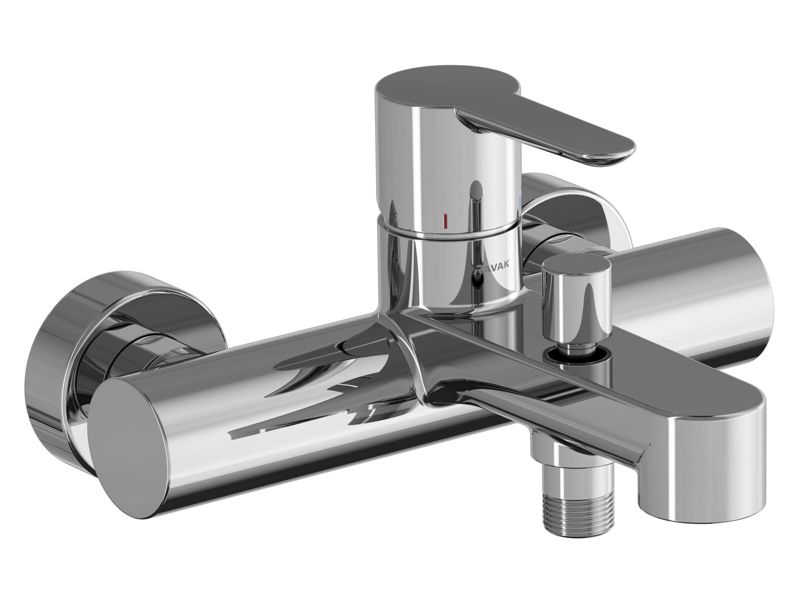 Bateria wannowa naścienna Ravak Puri PU 022.01 z przełącznikiem, chrom 1 szt