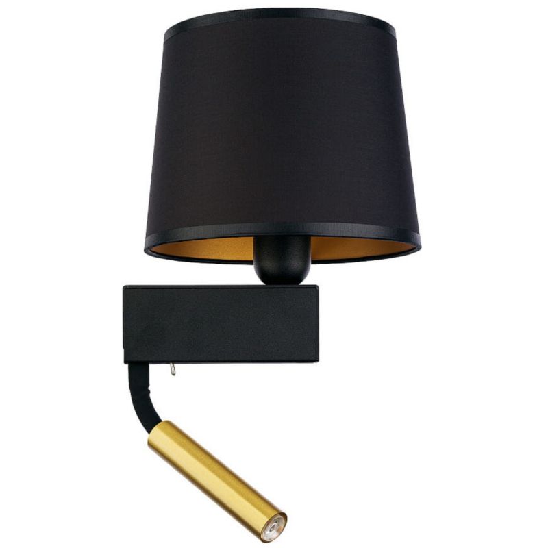 Kinkiet ścienny Nowodvorski Lighting Chillin czarno-złoty 2 x E27 / G9 x 40W IP20 wym: 42 x 25 x 22 cm - 1 szt.