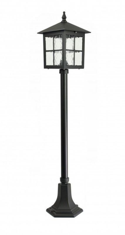 Lampa ogrodowa stojąca SU-MA Wenecja czarna 1 x E27 x IP43 wym: 106 x 18,5 x 18,5 cm - 1 szt.