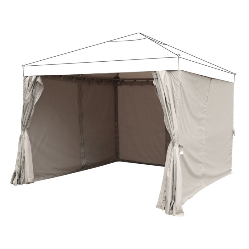 Ścianki do pawilonu GoodHome Preston taupe