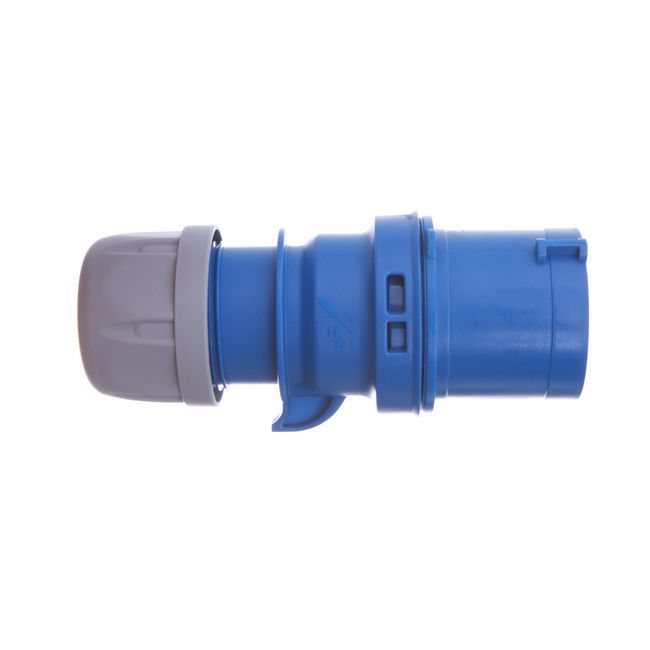 Wtyczka przenośna PCE z uziemieniem 16 A 250 V niebieska