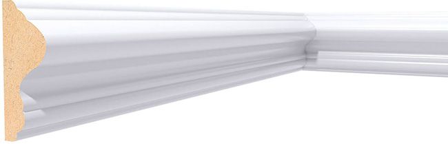 Listwa ścienna MDF Foge LED LB21 53 x 22 x 2000 mm