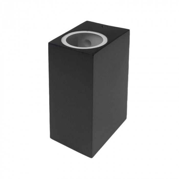 Kinkiet ścienny zewnętrzny Ecolight Kinkiety czarny góra i dół 2 x GU10 x 35W IP44 wym: 15 x 6,8 x 9,1 cm - 1 szt.