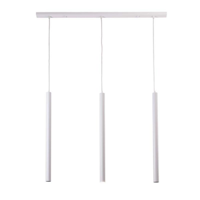 Lampa wisząca Shilo Yabu biała wym: 200 x 100 x 4 cm 3xGU10 x 4W 1 szt.