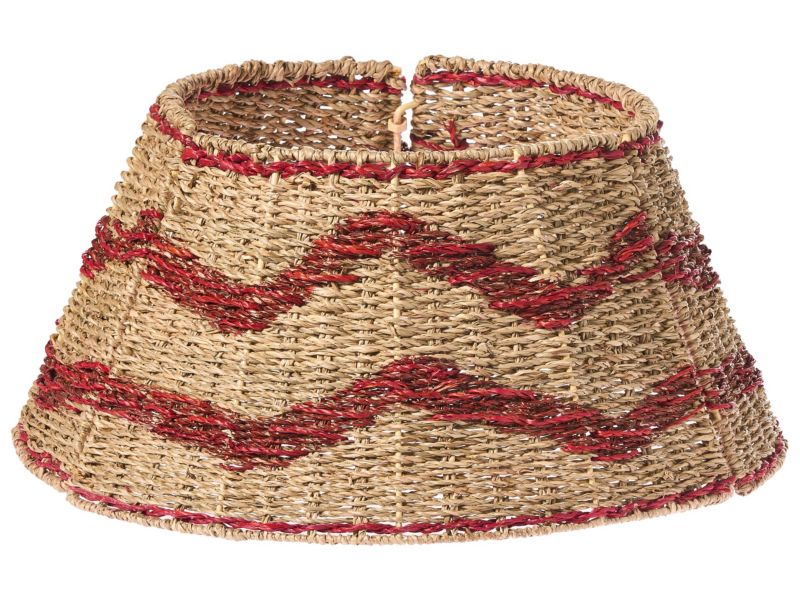 Osłonka pod choinkę Hiver Trawa morska Czerwony 51 cm 1 szt.