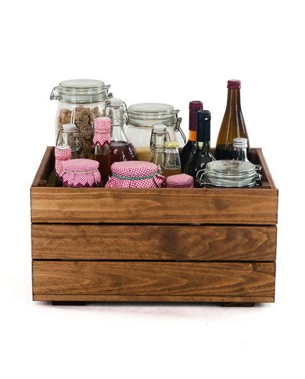 Skrzynka drewniana MODO24 impregnacja brązowa 48x42,5 cm eko 1 szt.