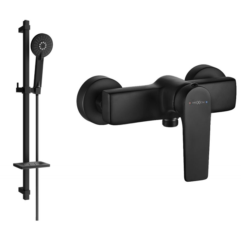 Bateria prysznicowa Mexen Lynx czarna 74594DQ40-70 1 szt.