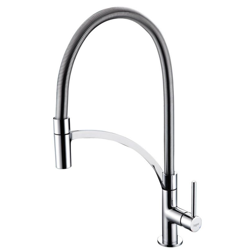 Bateria kuchenna Hagser Hilda stojąca chrom jednouchwytowa z wyciąganą wylewką 1 szt.