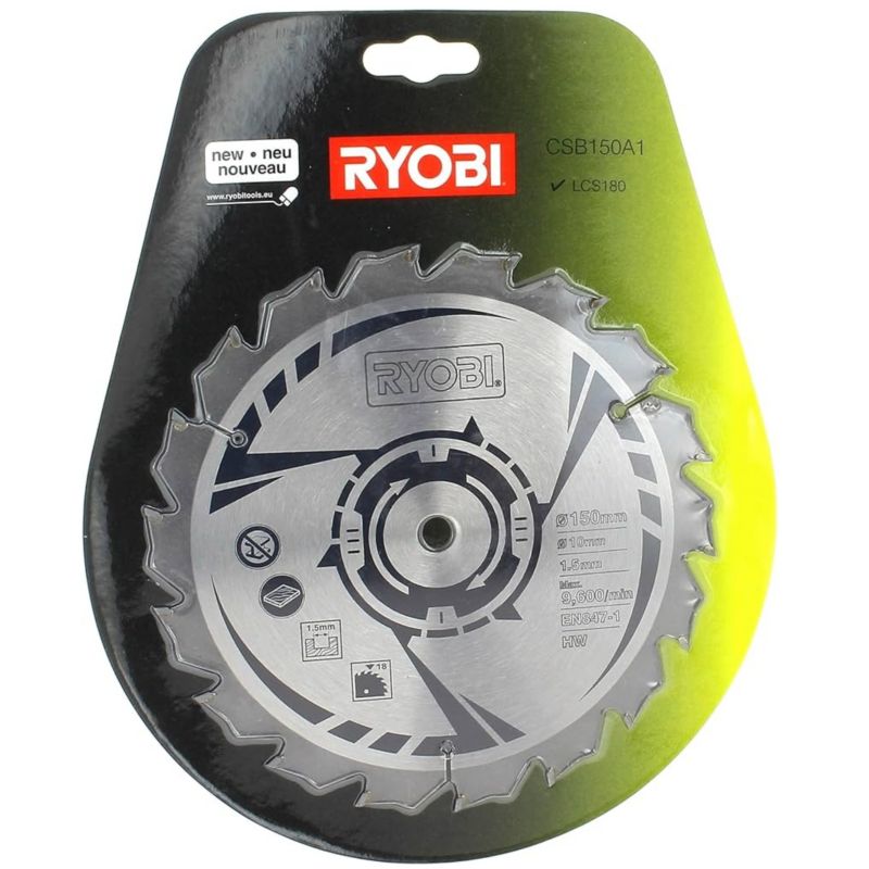 RYOBI Tarcza do drewna WIDIOWA 150mm 10mm CSB150A1