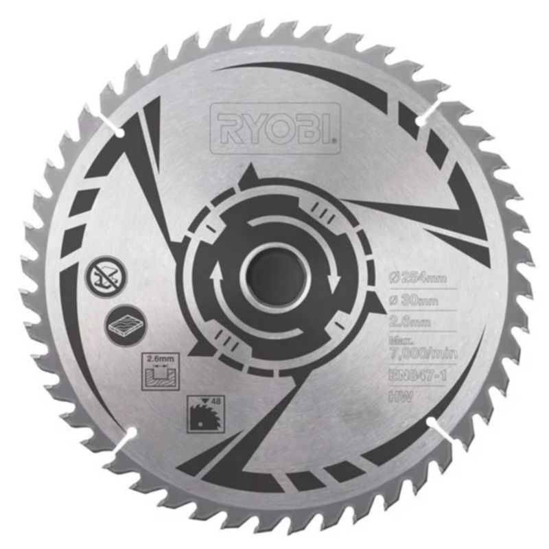 Tarcza Widiowa Ryobi 254 mm/48 zęby 1 szt.