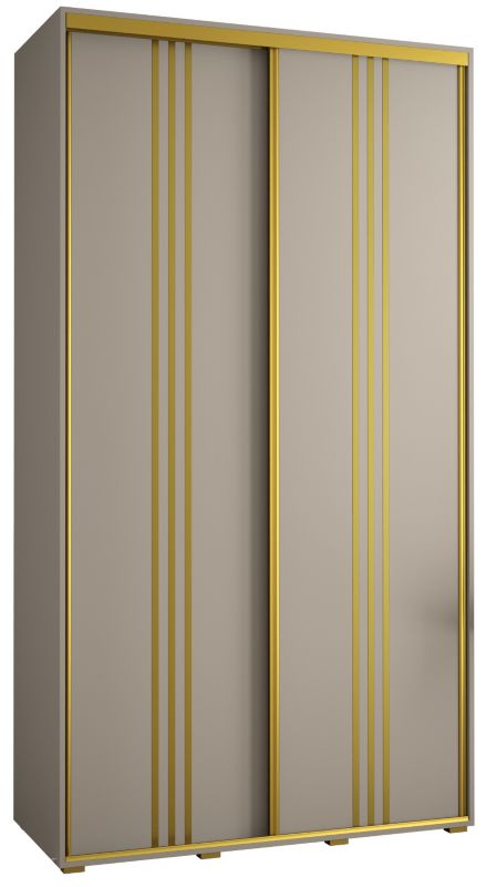 Szafa przesuwna Abiks 60 wysoka Dakota 6 130 kaszmir+kaszmir+złoty 1 szt