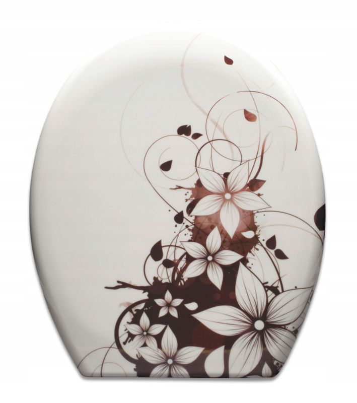 Deska sedesowa Estiva DEC3 duroplastowa wzór wenge 1 szt.