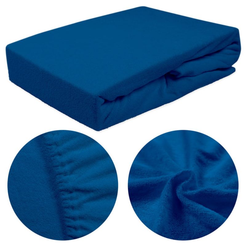 Prześcieradło frotte z gumką Darymex 90x200 kolor chaber 1 szt.