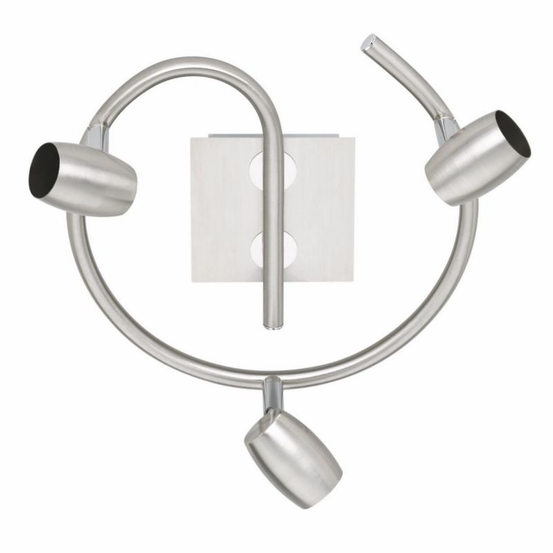 Lampa sufitowa Trio Michael srebrna 3 x GU10 x 10W wym: 25,5 x 25,5 cm - 1 szt.