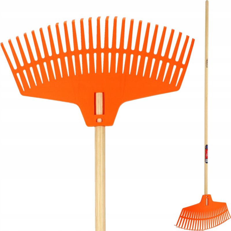 Grabie KADAX Z Drewnianym Trzonkiem Do Liści Trawy 160cm 1szt.