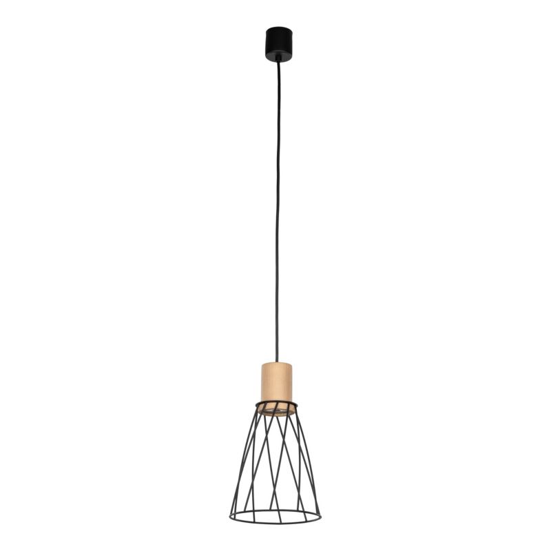 Lampa wisząca TK-Lighting Modesto drewno Sosna druciak - 1szt.