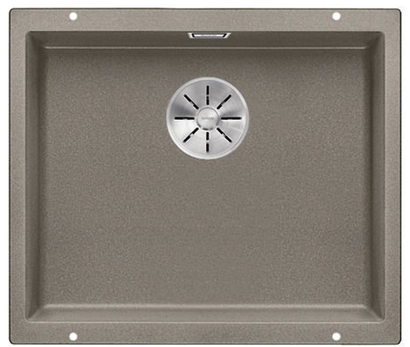 Zlewozmywak podwieszany Blanco Subline 500-U brązowy 1-komorowy 50x40 cm, bez ociekacza 1 szt.