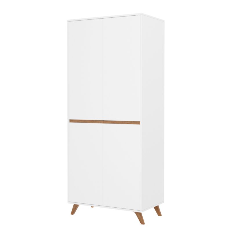 Szafa MIRJAN 24 Trend 01 dąb craft złoty / biały 1 szt.