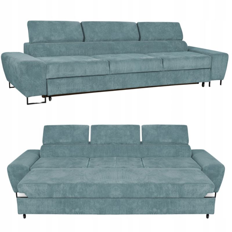 Kanapa do salonu rozkładany Family Meble Savio niebieski 1szt