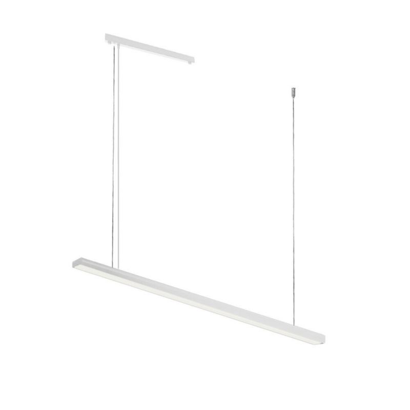 Lampa wisząca Shilo Hiate 8497 biała nowoczesna wbudowany LED 24W 1 szt.