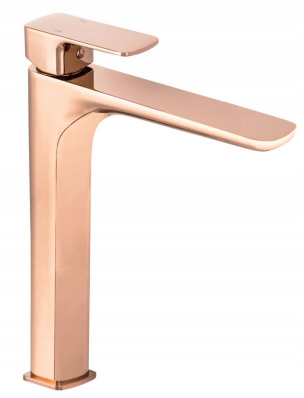 Bateria Umywalkowa Wysoka Rosegold Granitan Cubic 1 szt.